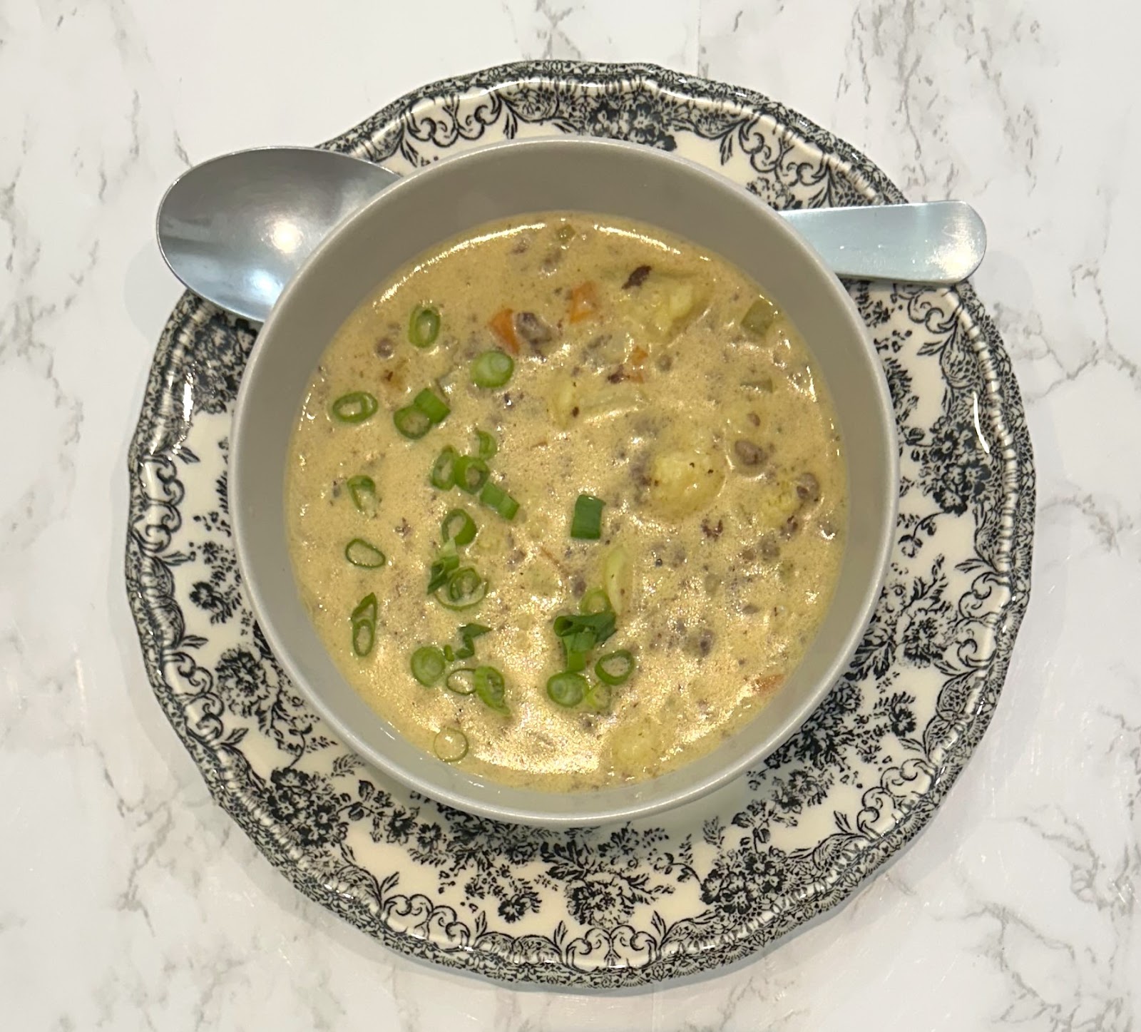 Keto Cheeseburger Soup